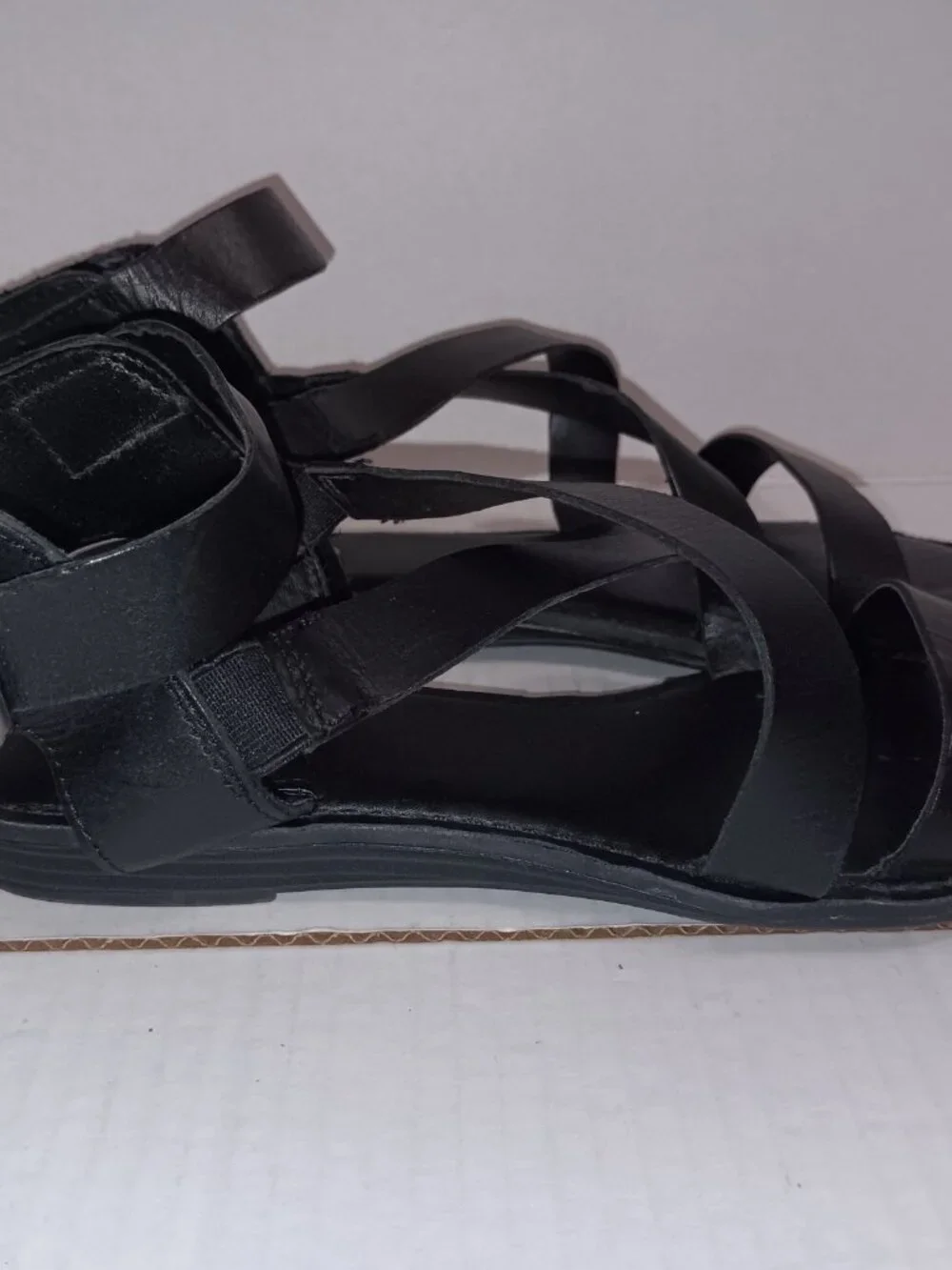 FRANCO SARTO ANKLE STRAP LEATHER UPPER GWENYTH GALIATOR SANDALS - Picture 6 of 10